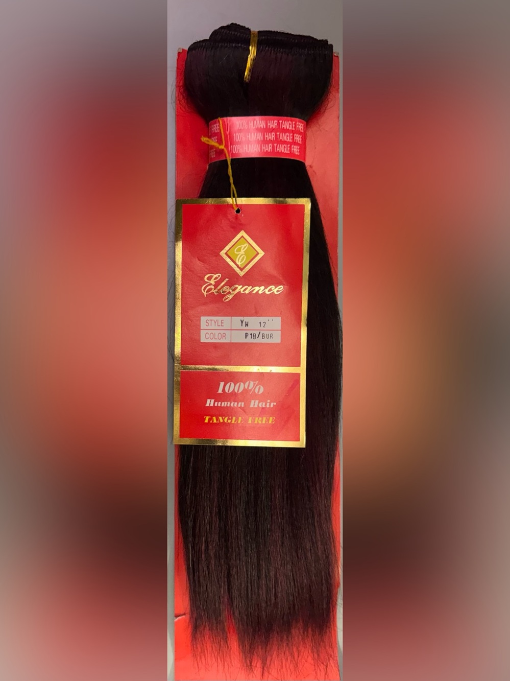 Elegance. 100% human hair. Straight.